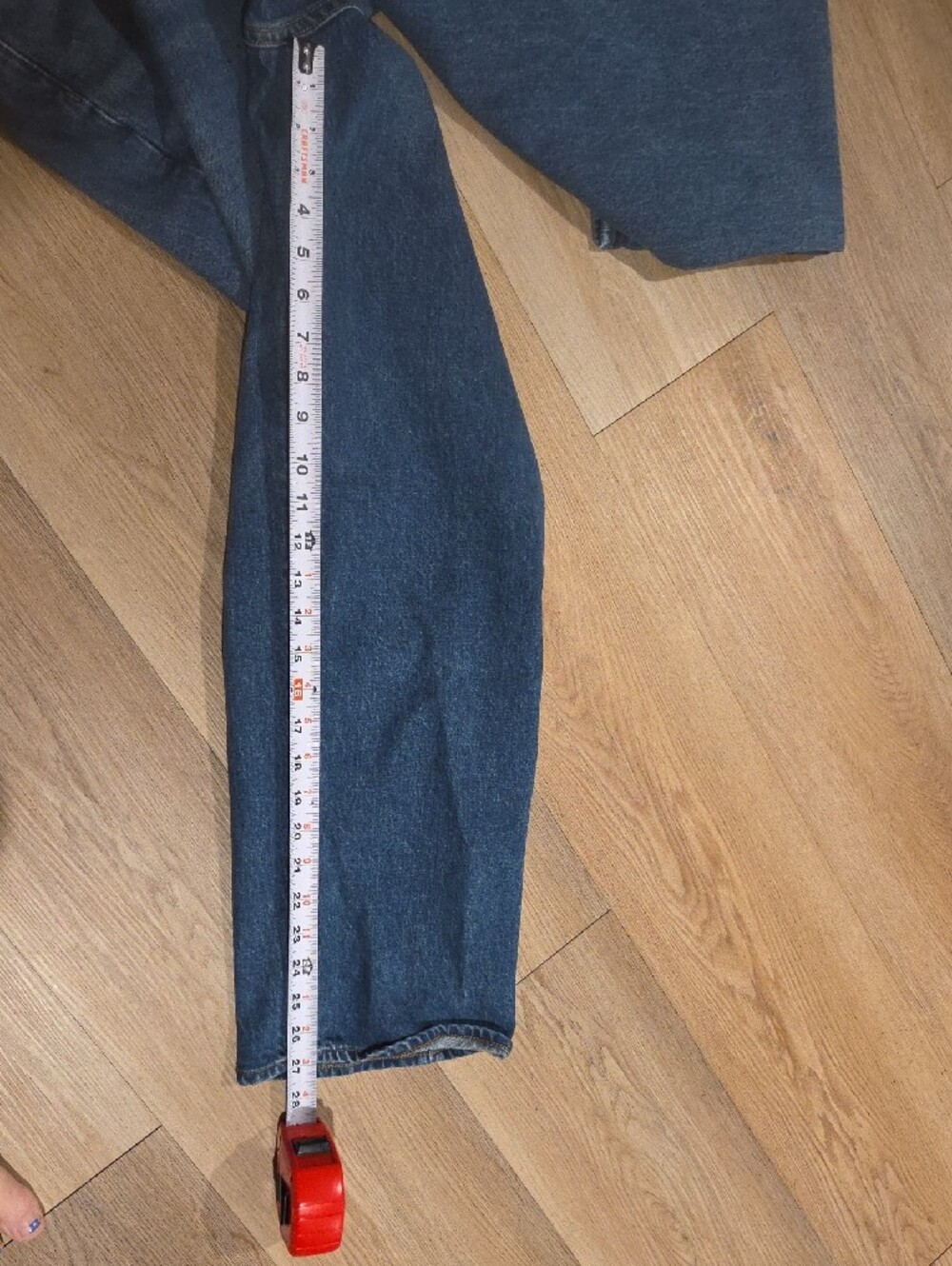 Madewell Straight-Leg Jeans in Dark Blue Denim - Picture 8 of 8